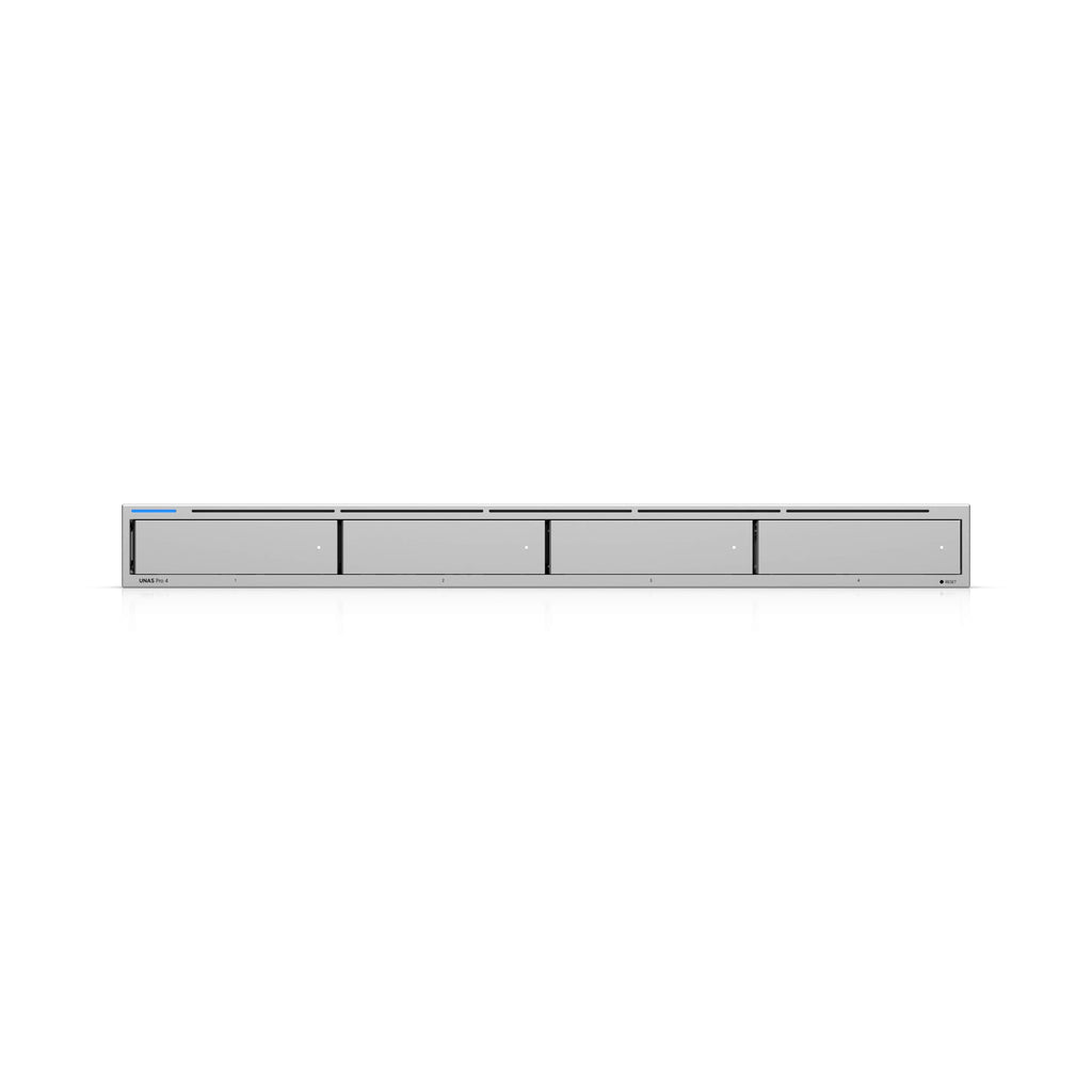 Ubiquiti UNAS Pro 4, 1U Rack-Mount NAS(4) 2.5/3.5"HDD Bays(2) M.2NVMe SSD, Fast Access, Low Latency, High-Availability 10Gbps,Large Storage - Image 2