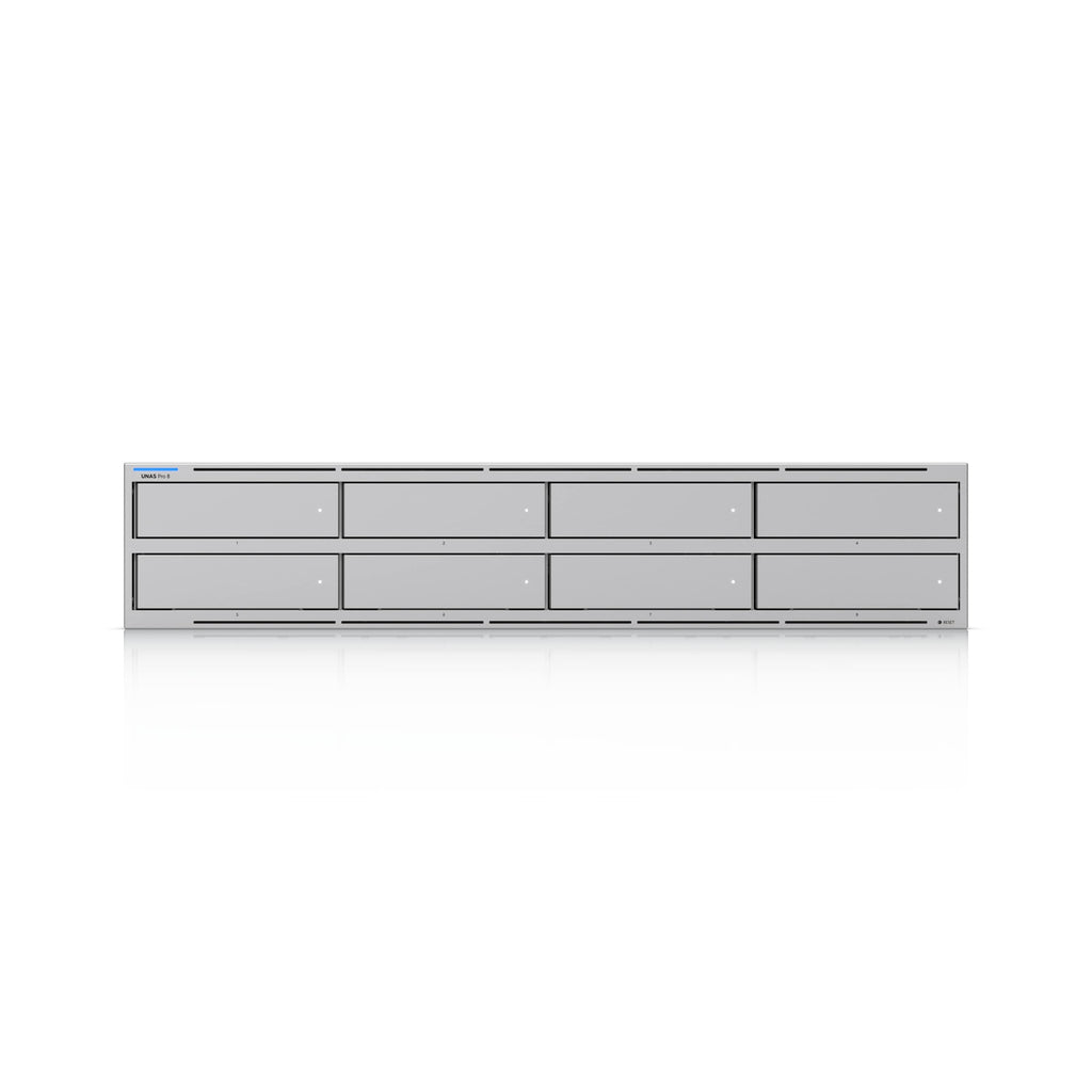 Ubiquiti UNAS Pro 8,2U Rack-Mount NAS,8 × 2.5/3.5" HDD Bays(SSD trays sold separately),2 × M.2 NVMe SSD,Fast Access, Low Latency, 10Gbps, Large Storge - Image 2