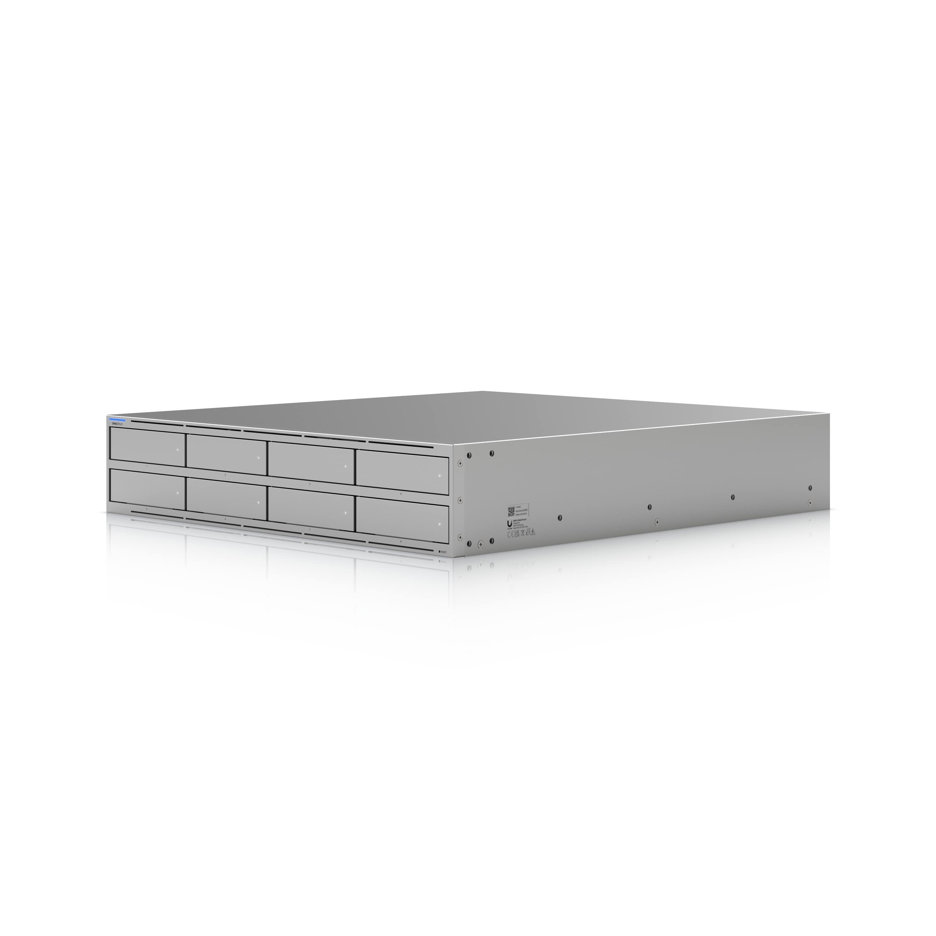Ubiquiti UNAS Pro 8,2U Rack-Mount NAS,8 × 2.5/3.5" HDD Bays(SSD trays sold separately),2 × M.2 NVMe SSD,Fast Access, Low Latency, 10Gbps, Large Storge - Image 1