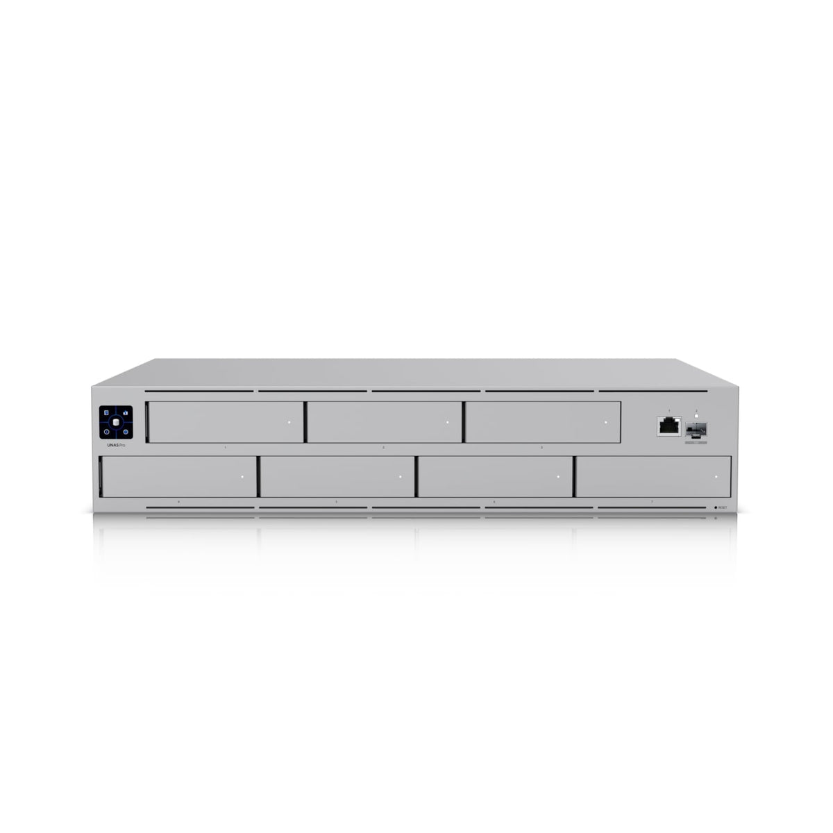 Ubiquiti UNAS Pro 2U Rack-mount NAS, (7) 2.5/3.5" Drive Bays &10 Gbps Performance Designed For Large-scale File Storage & Sharing - Image 1
