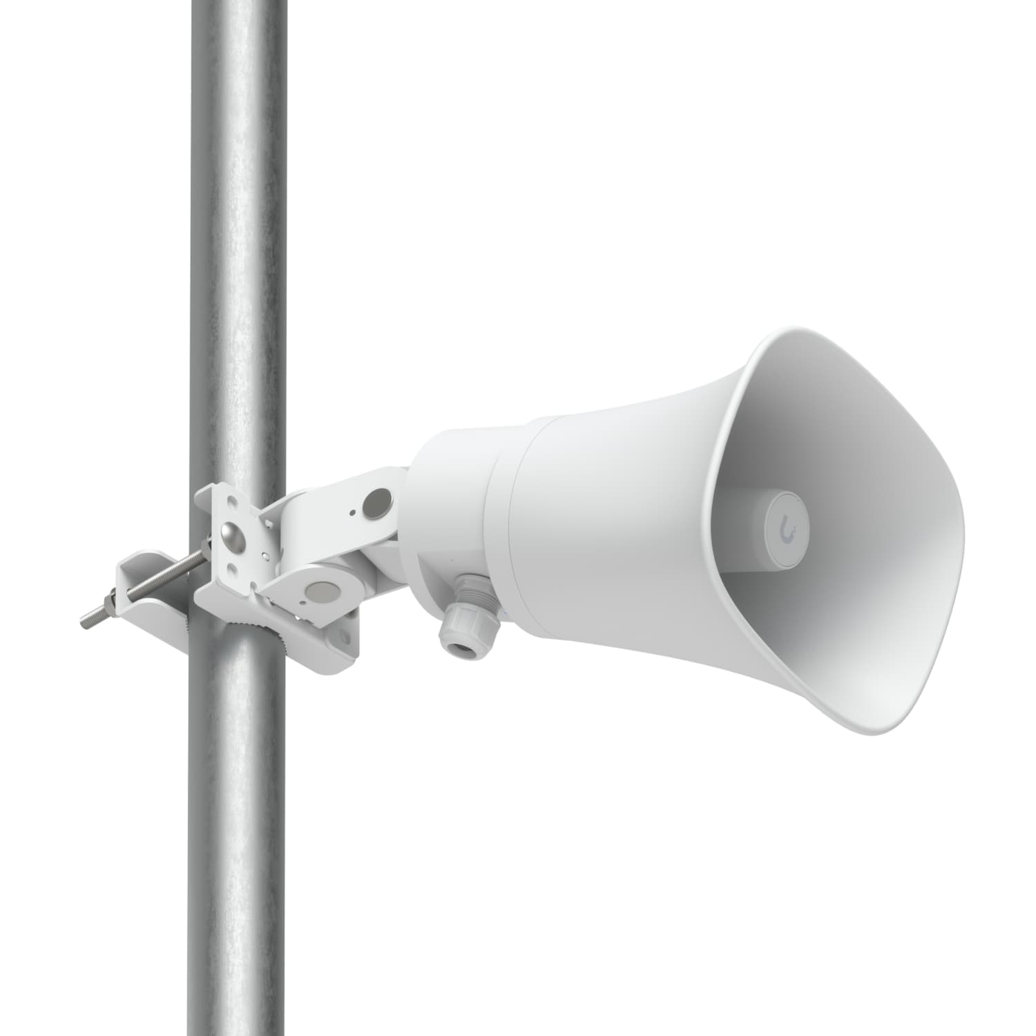 Ubiquiti AI Horn Speaker, White, All-weather PoE 120 dB Horn Speaker With Advanced AI Alert Functionality&Versatile Wall, Corner,Pole Mounting Options - Image 2