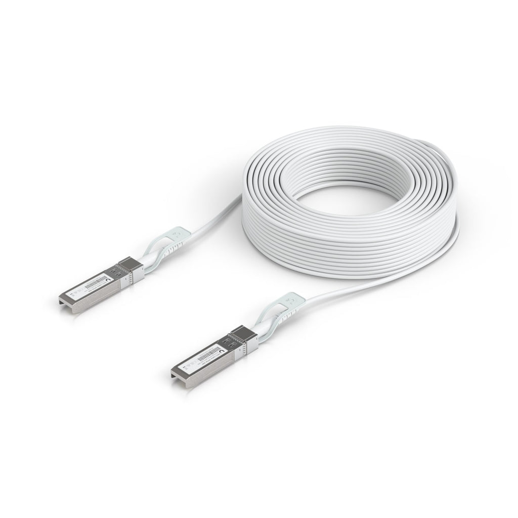 Ubiquiti Uplink Cable Direct Attach Cable, 30M,Auto Link Optimization For Seamless 1G SFP,10G SFP+, 25G SFP28 Intercon Between UniF Items - Image 1