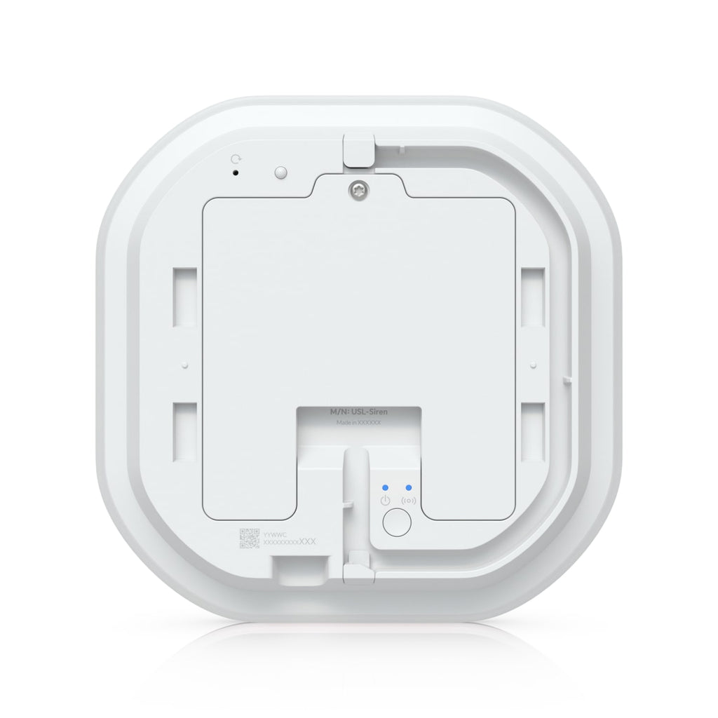 Ubiquiti Siren, White, All-weather SuperLink Siren Delivering 110 DB Alarm, Emergency LED Lighting Powered Using Battery, DC Input. - Image 3