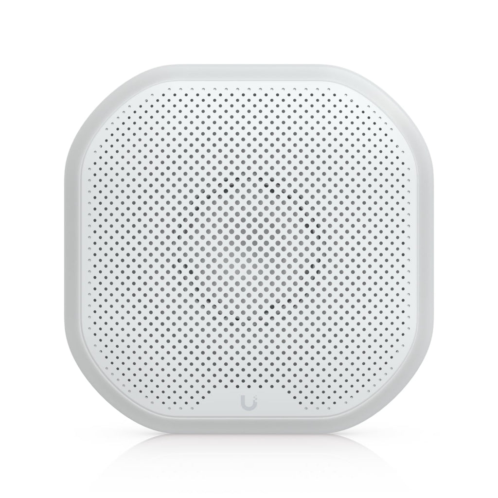 Ubiquiti Siren, White, All-weather SuperLink Siren Delivering 110 DB Alarm, Emergency LED Lighting Powered Using Battery, DC Input. - Image 1