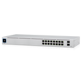 Ubiquiti UniFi 16-port Managed Gigabit Switch - 8x PoE+ Ports, 8x Gigabit Ethernet Ports, 2x SFP , 42W, Touch Display, Fanless , GEN2, - Image 1