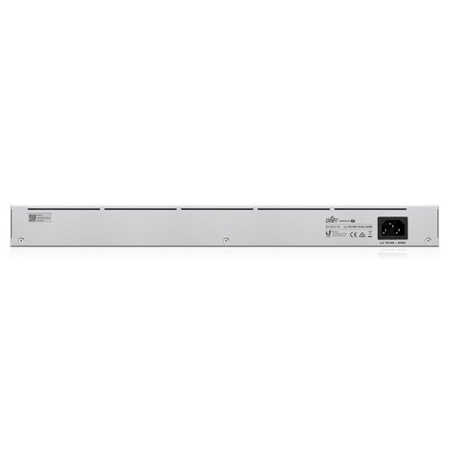 Ubiquiti UniFi 24 Port Managed Gigabit Switch, 16x PoE+ Ports, 8x Gigabit Ethernet Ports, 2xSFP - 95W - Touch Display - Fanless - GEN2, - Image 3