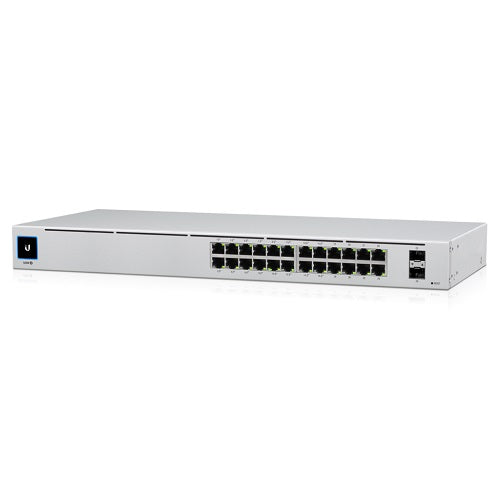 Ubiquiti UniFi 24 Port Managed Gigabit Switch, 16x PoE+ Ports, 8x Gigabit Ethernet Ports, 2xSFP - 95W - Touch Display - Fanless - GEN2, - Image 5