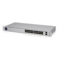 Ubiquiti UniFi 24 port Managed Gigabit Switch - 24x Gigabit Ethernet Ports, with 2xSFP - Touch Display - Fanless - GEN2, - Image 1