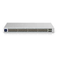 Ubiquiti UniFi USW-48, 48-port Managed Gigabit Layer2 Switch - 48x Gigabit Ethernet Ports 4x SFP Port Touch Display, - Image 2
