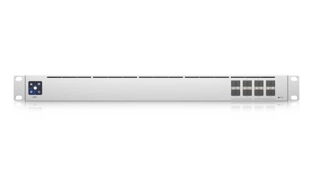 Ubiquiti UniFi USW-Aggregation, 8-port 10G SFP+ Aggregation Switch, Layer 2 Switch, Fanless, 1U Rackmount, - Image 4