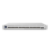 Ubiquiti UniFi Switch Enterprise 24-port PoE+ 12x2.5GbE 12x1GbE Ports, For Wi-Fi 6 AP, 2x 10g SFP+ Ports, Managed Layer 3 Switch (400W) - Image 2