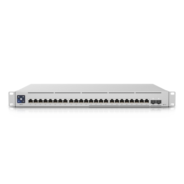 Ubiquiti UniFi Switch Enterprise 24-port PoE+ 12x2.5GbE 12x1GbE Ports, For Wi-Fi 6 AP, 2x 10g SFP+ Ports, Managed Layer 3 Switch (400W) - Image 2