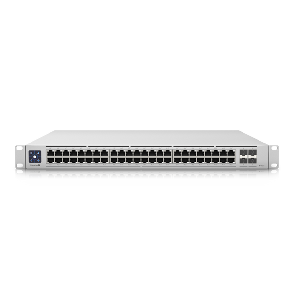 Ubiquiti Switch Enterprise 48-port PoE+ 48x2.5GbE Ports, For Wi-Fi 6 AP, 4x 10g SFP+ Ports For Uplinks, Managed Layer 3 Switch (720W),
