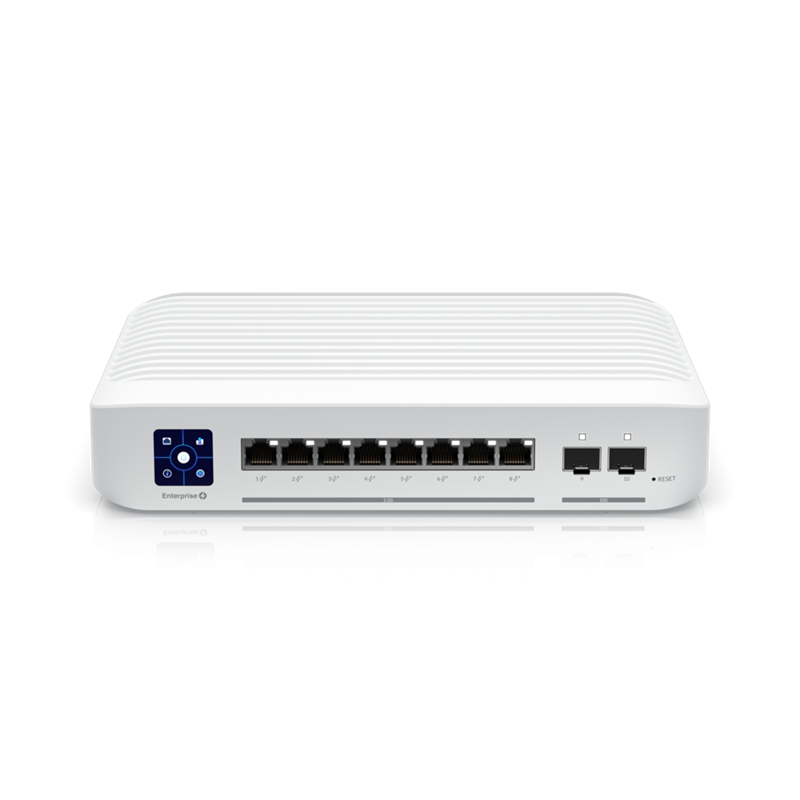 Ubiquiti Switch Enterprise 8-port PoE+ 8x2.5GbE, Ideal For Wi-Fi 6 AP, 2x 10g SFP+ Ports For Uplinks, Managed Layer 3 Switch, - Image 2