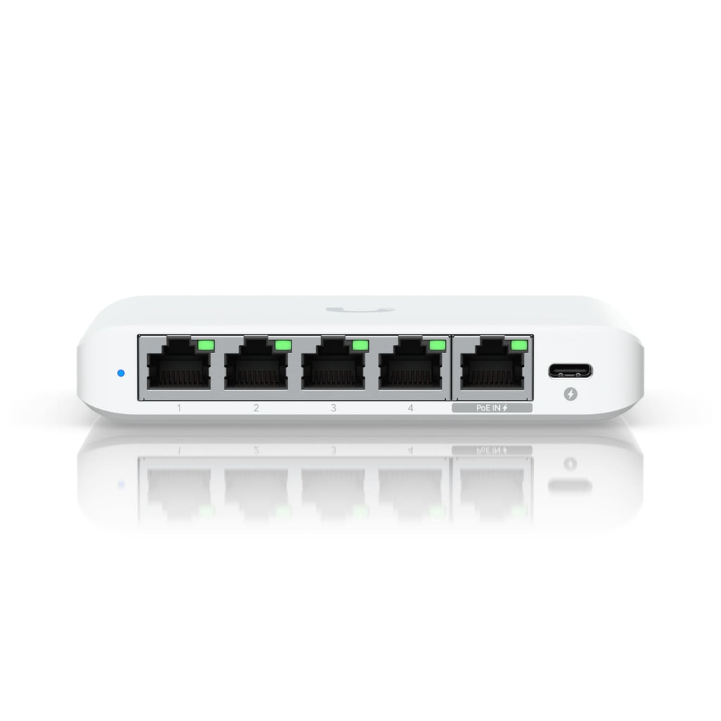 Ubiquiti Flex Mini 2.5G, (4) 2.5 GbE Ports, (1) 2.5 GbE PoE Input Port for Power, - Image 5