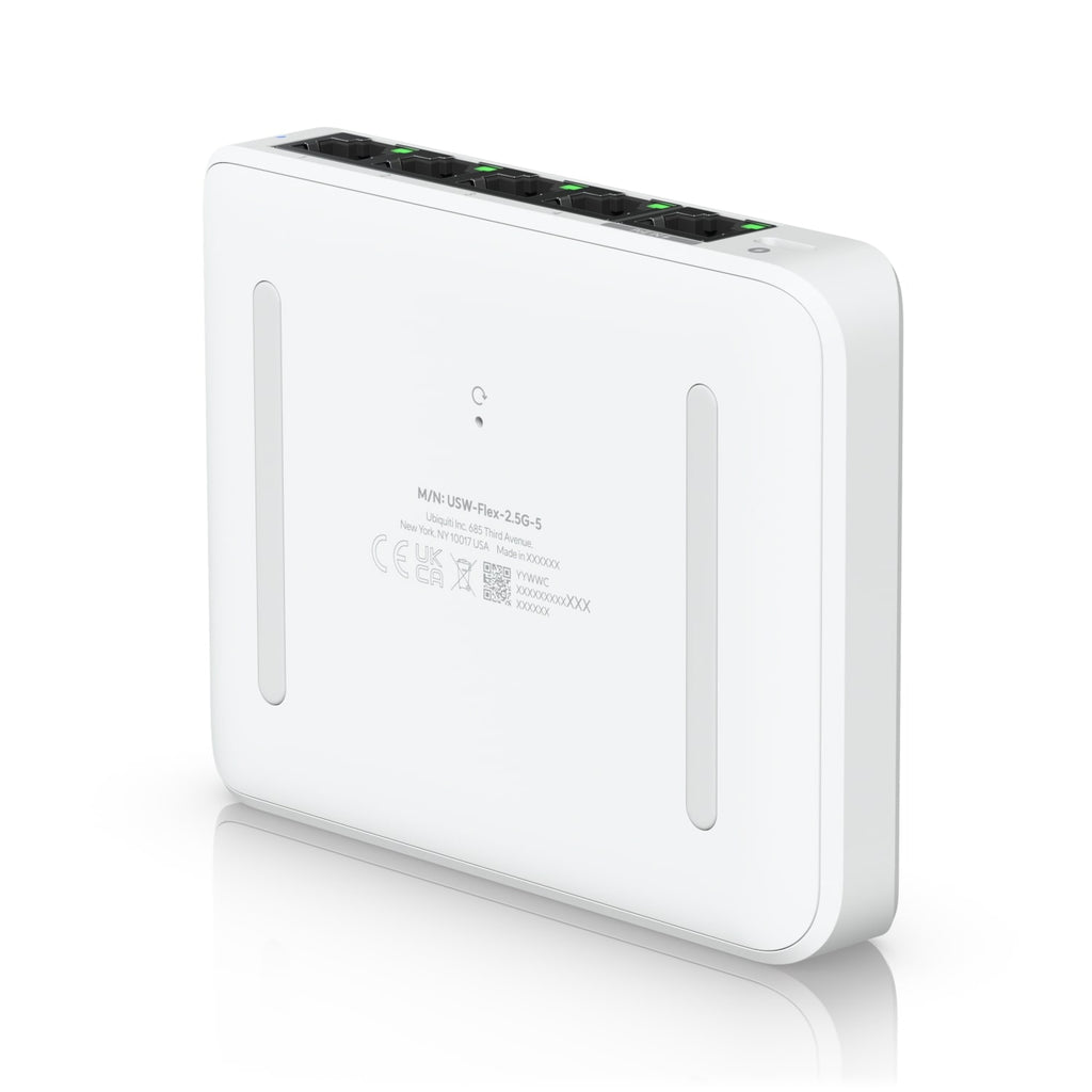 Ubiquiti Flex Mini 2.5G, (4) 2.5 GbE Ports, (1) 2.5 GbE PoE Input Port for Power, - Image 3