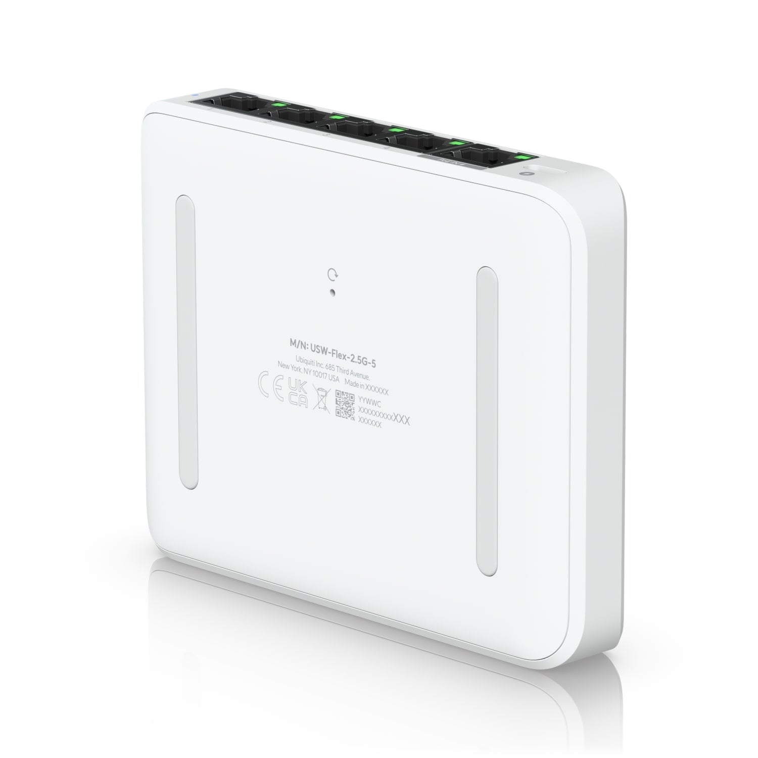Ubiquiti Flex Mini 2.5G, (4) 2.5 GbE Ports, (1) 2.5 GbE PoE Input Port for Power, - Image 3