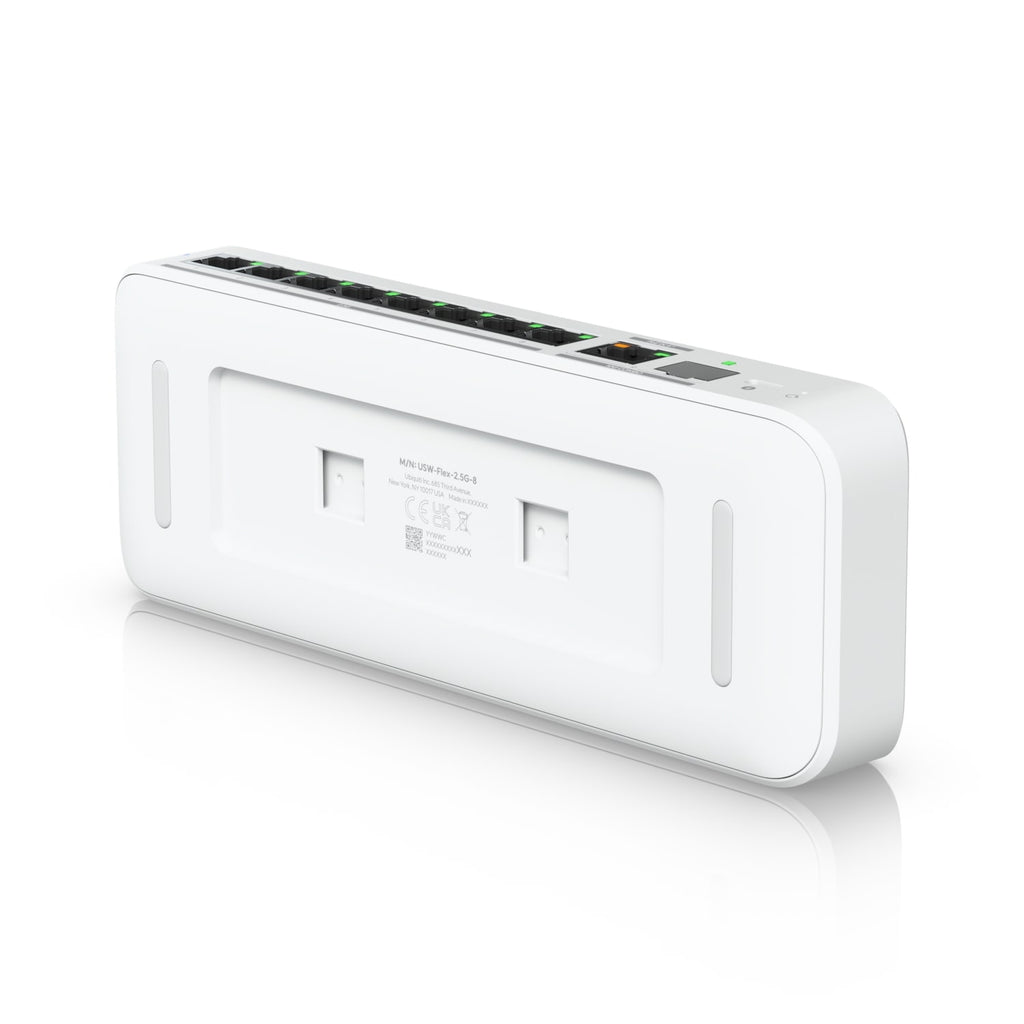 Ubiquiti Flex 2.5G, Flexible,8-port 2.5 GbE Switch,10 GbE RJ45/SFP+ Combination Uplink Port,Powered With USB-C (Included)/PoE+ adapter ( Not Included) - Image 4
