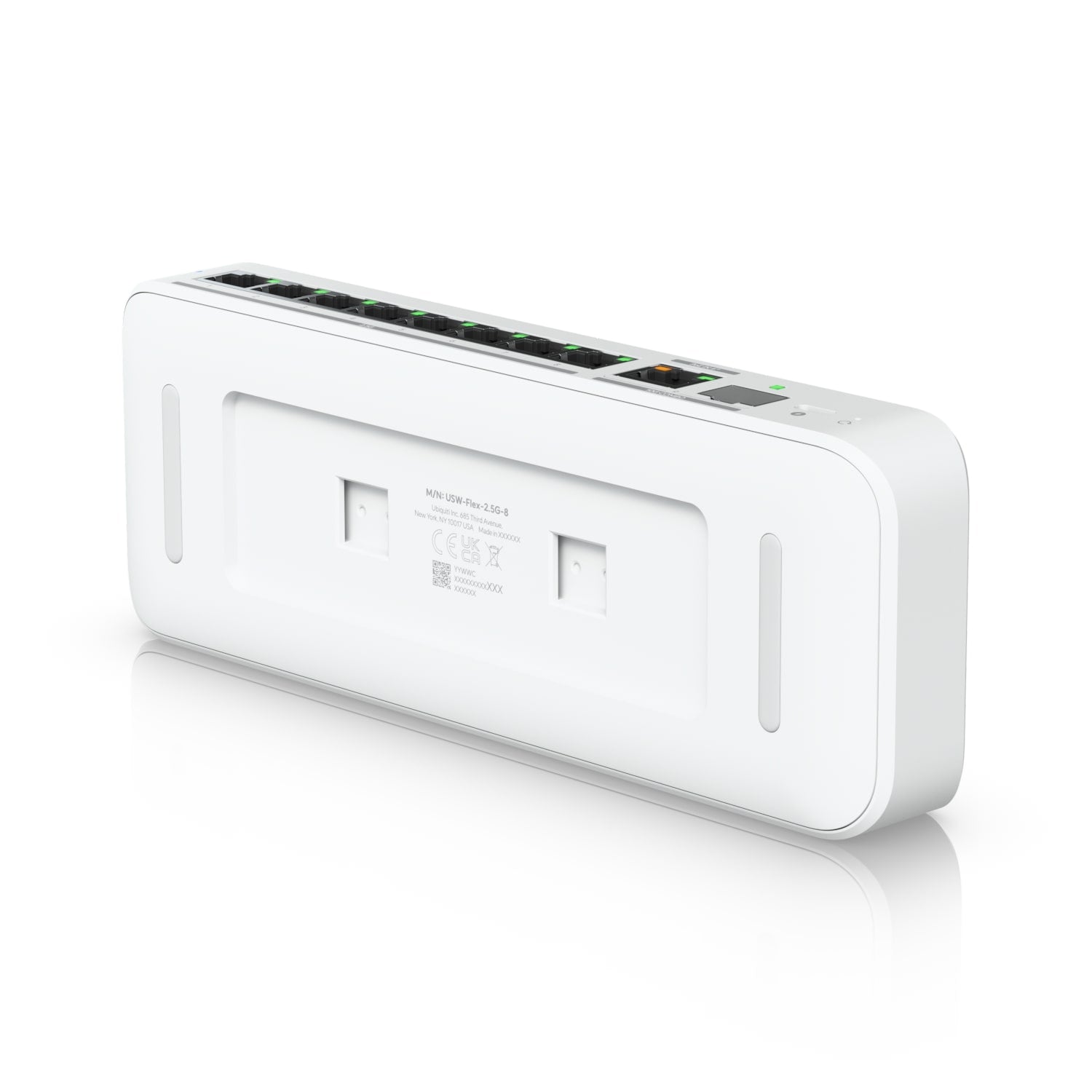 Ubiquiti Flex 2.5G, Flexible,8-port 2.5 GbE Switch,10 GbE RJ45/SFP+ Combination Uplink Port,Powered With USB-C (Included)/PoE+ adapter ( Not Included) - Image 4