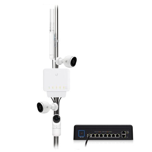Ubiquiti UniFi USW Flex-Managed,Layer 2 Gigabit Switch with Auto-sensing 802.3af PoE Support,1x PoE In, 4x PoE Out,POE Adapter/ POE++ Does NOT Include - Image 3