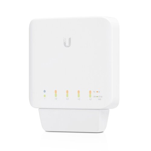 Ubiquiti UniFi USW Flex-Managed,Layer 2 Gigabit Switch with Auto-sensing 802.3af PoE Support,1x PoE In, 4x PoE Out,POE Adapter/ POE++ Does NOT Include - Image 1