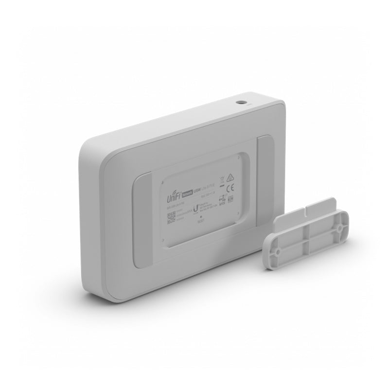 Ubiquiti UniFi Switch USW-Lite-8-POE, 4x PoE Output Ports, 52W PoE Supply, Fanless, Wall Mount Kit Included, - Image 2