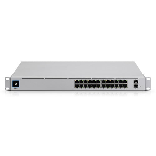 Ubiquiti UniFi 24 port Managed Gigabit Layer2 & Layer3 Switch, Auto-sensing 802.3at PoE+ & 802.3bt PoE, SFP+, Touch Display - 400W GEN2, - Image 2