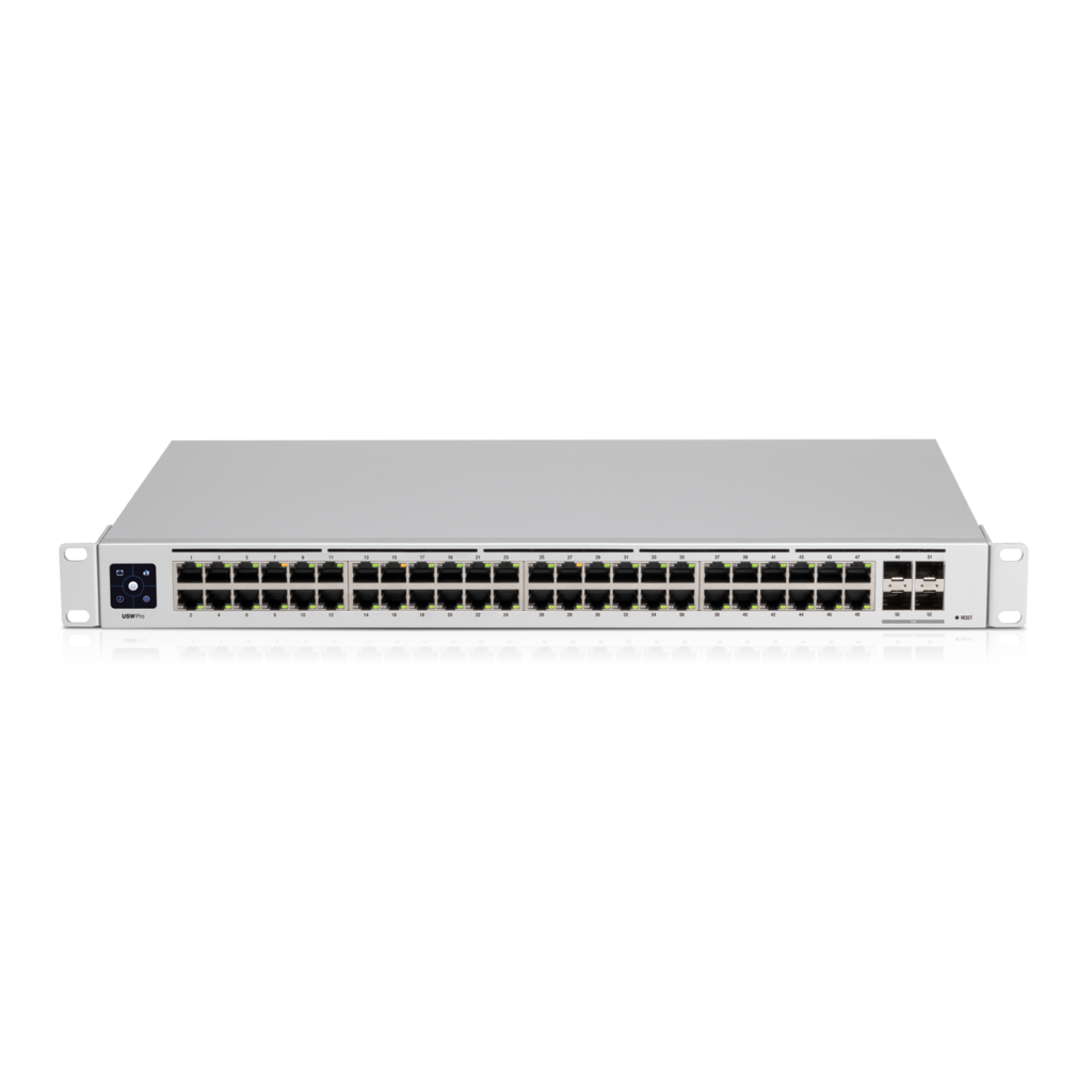Ubiquiti UniFi 48-Port Managed Gigabit Layer2 & Layer3 Switch - 48x Gigabit Ethernet Ports, 4x SFP+ Ports - Touch Display - GEN2, - Image 2