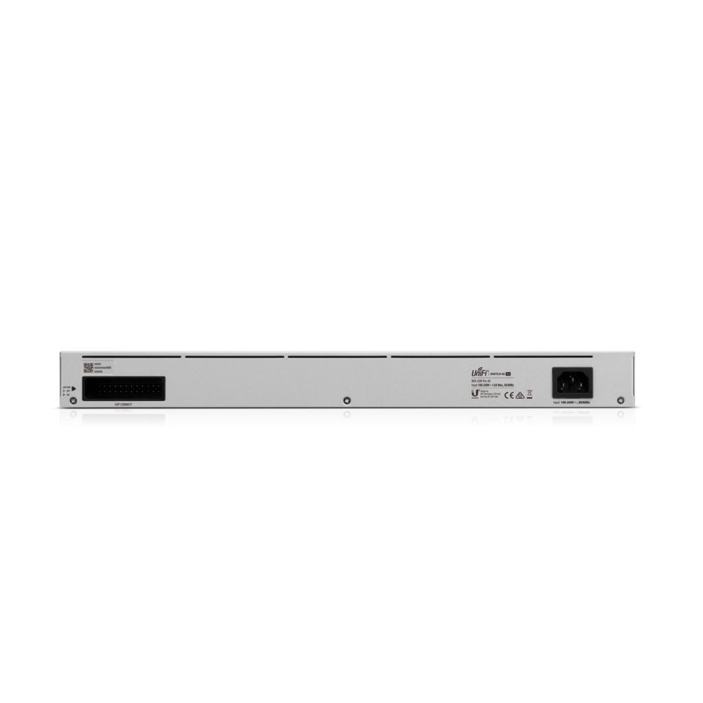 Ubiquiti UniFi 48-Port Managed Gigabit Layer2 & Layer3 Switch - 48x Gigabit Ethernet Ports, 4x SFP+ Ports - Touch Display - GEN2, - Image 3