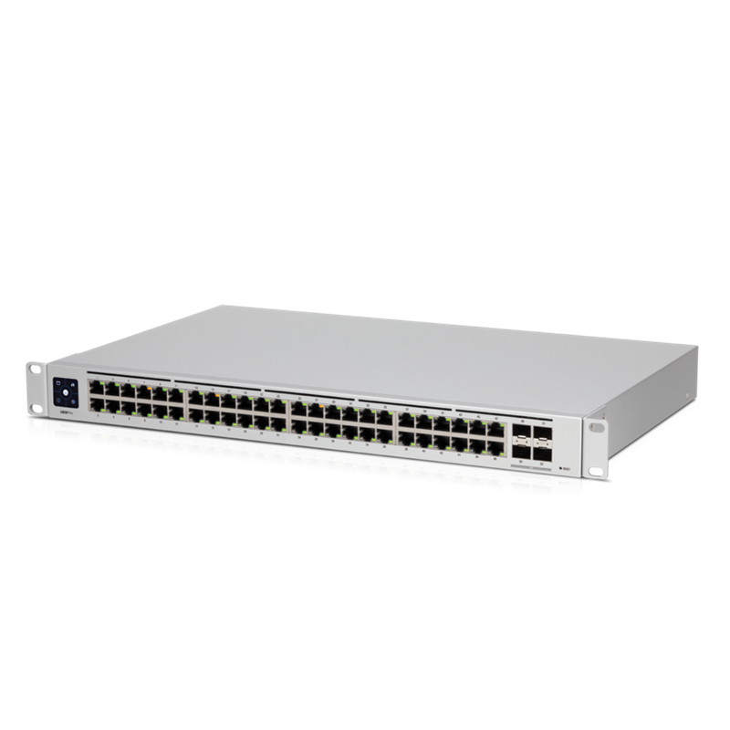 Ubiquiti UniFi 48-Port Managed Gigabit Layer2 & Layer3 Switch - 48x Gigabit Ethernet Ports, 4x SFP+ Ports - Touch Display - GEN2, - Image 1