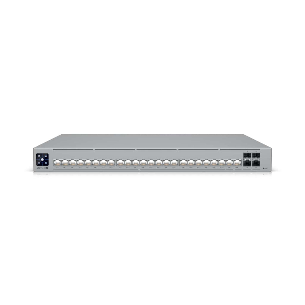 Ubiquiti Pro HD 24 PoE,Professional-grade, Layer 3 Etherlighting Switch, (2) 10 GbE PoE++, (22) 2.5 GbE PoE++, (4) 10G SFP+ Ports. - Image 5