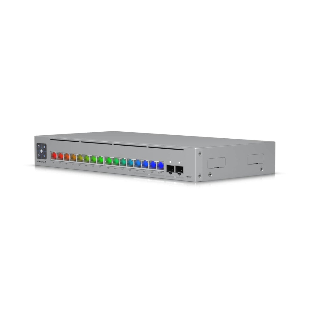 Ubiquiti UniFi Network,Pro Max 16 PoE Switch,16-port, Layer 3 Etherlighting, 2.5 GbE, PoE++ Output, Versatile Mounting Option,180W PoE, - Image 2