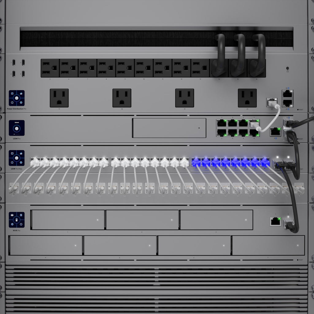 Ubiquiti Pro Max 24, 24-port, Layer 3 Etherlighting Switch, 2.5 GbE, 16 GbE RJ45 Ports, 16 GbE RJ45 2 10G SFP+, Throughput 56 Gbps, - Image 4