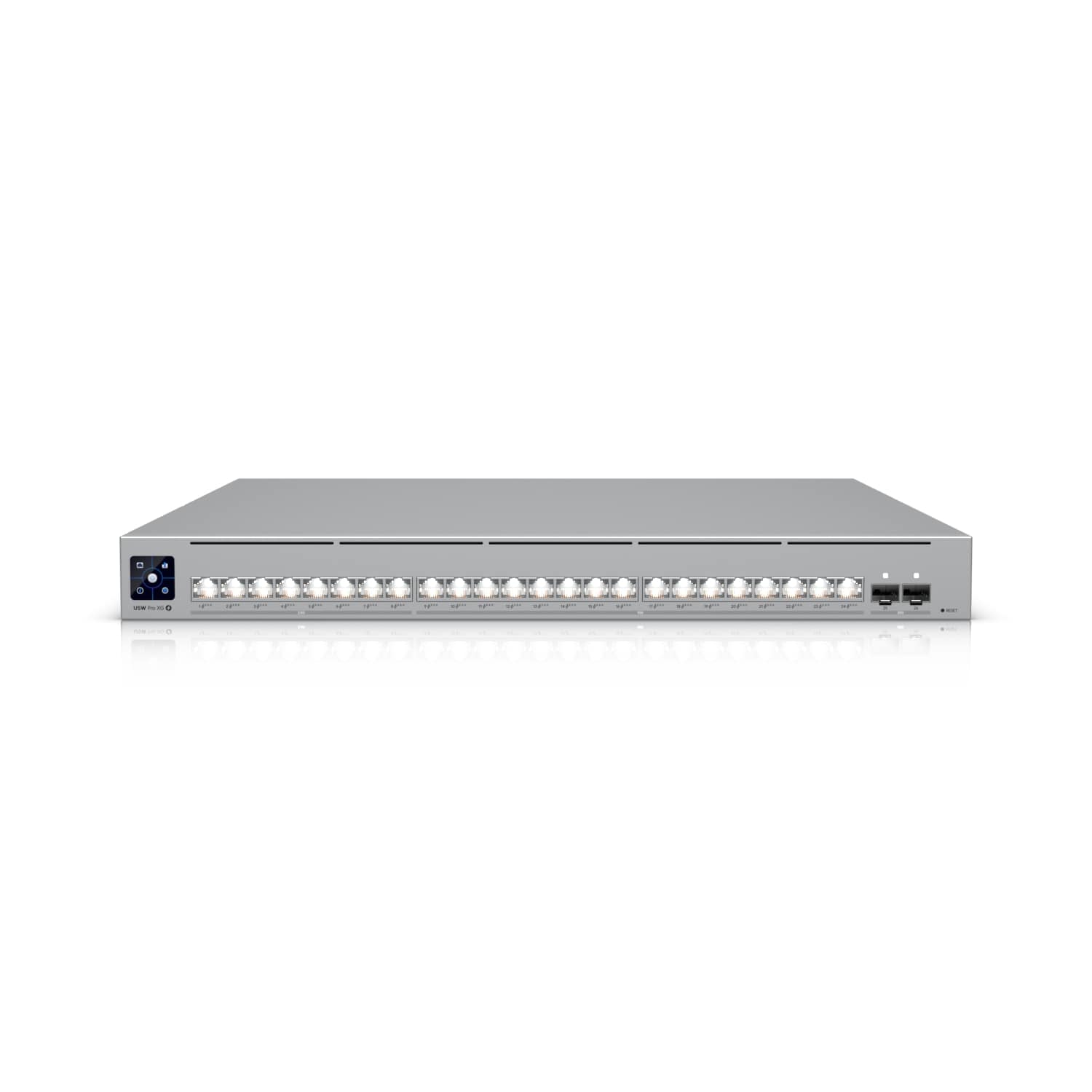 Ubiquiti Pro XG 24 PoE, Professional-grade, 24-port Layer 3 Etherlighting, PoE+++ Switch,(16) 10 GbE, (8) 2.5 GbE, (2) 25G SFP28 Port - Image 1