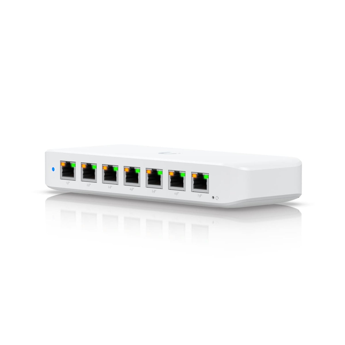 Ubiquiti Ultra 42W, Compact Layer 2, 8-port GbE PoE Switch, Versatile Mounting Options, 7 PoE/PoE+ No Power Supply, PoE++ Input, - Image 1