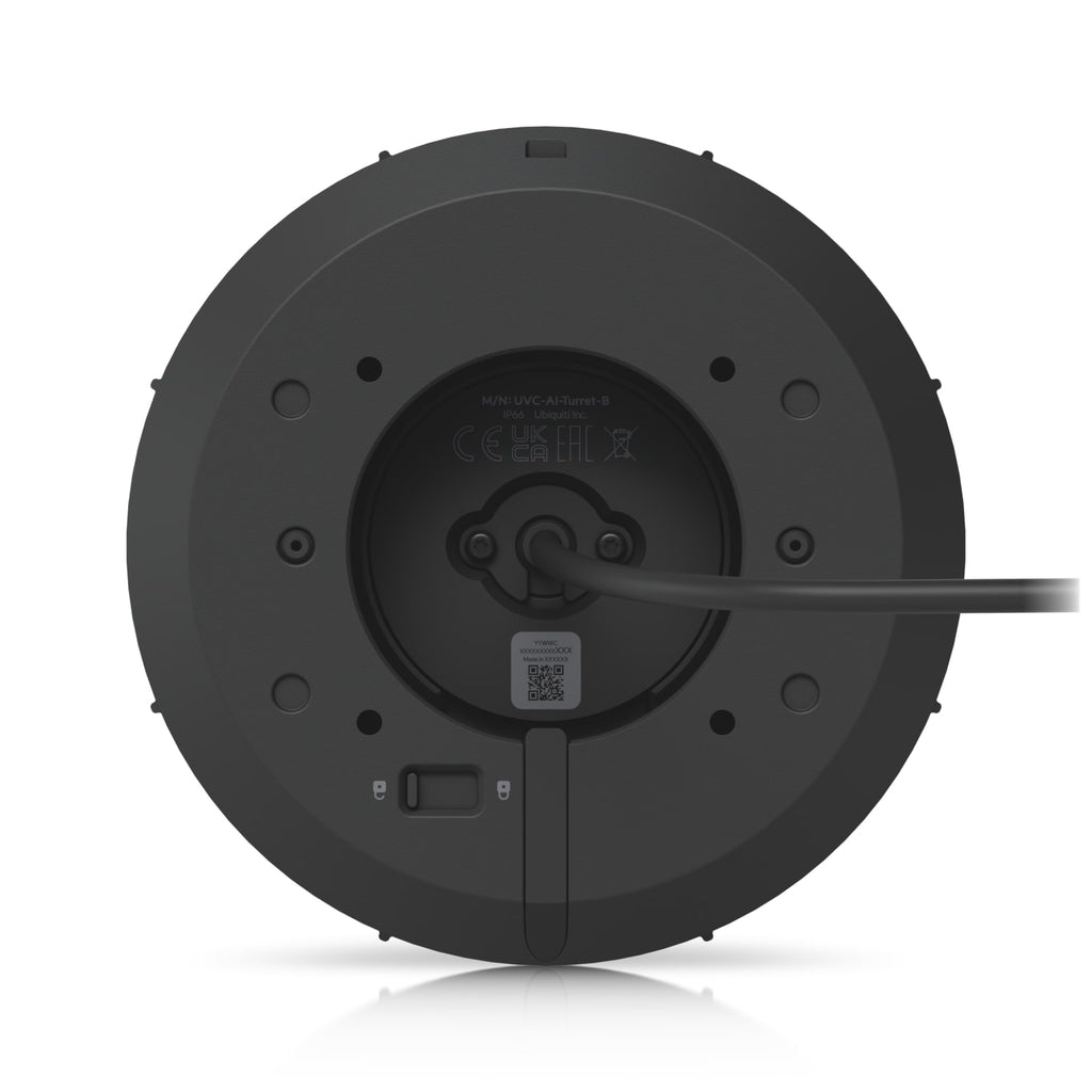 Ubiquiti AI Turret, Black, All-weather,Vandal-proof 4K PoE+ Turret Camera, Enhanced AI Capabilities & IR, Visible LEDs for Night Vision - Image 4