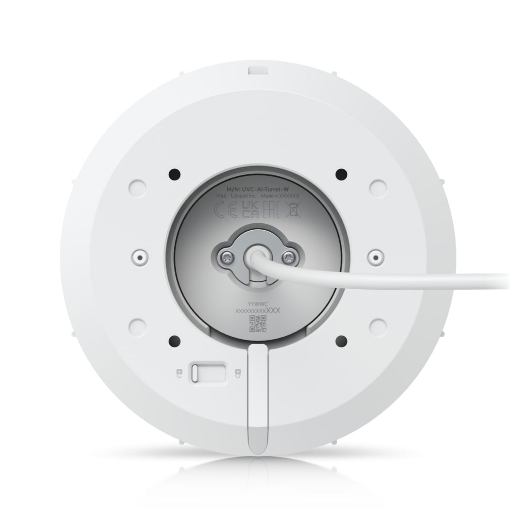 Ubiquiti AI Turret, White, All-weather,Vandal-proof 4K PoE+ Turret Camera, Enhanced AI Capabilities & IR, Visible LEDs for Night Vision,Incl - Image 4