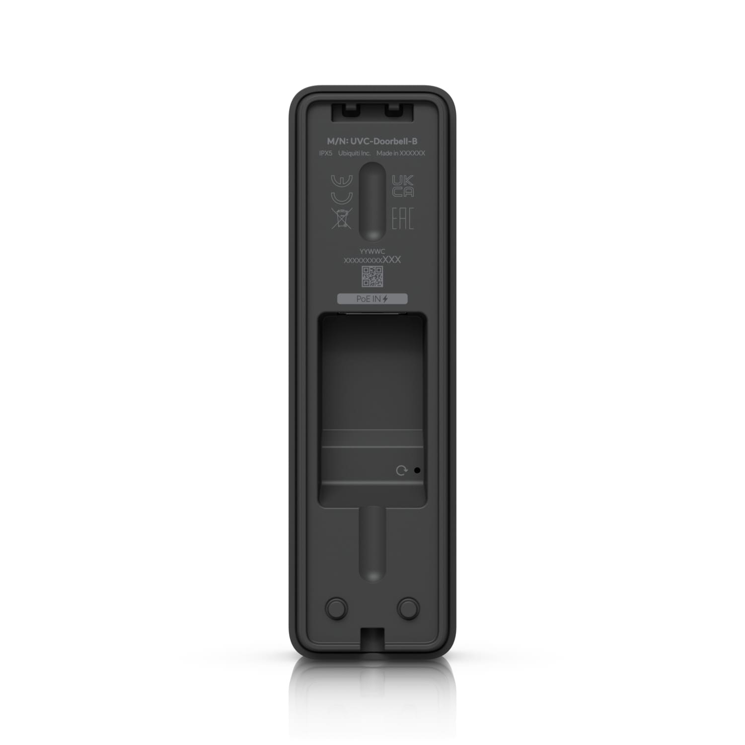 Ubiquiti Doorbell Lite,Black,5MP Compact PoE Video,Power Via PoE, Two-Way Audio, Versatile Mounting Options, Max Power 8W, Voltage 37—57V DC, IPX5 - Image 3