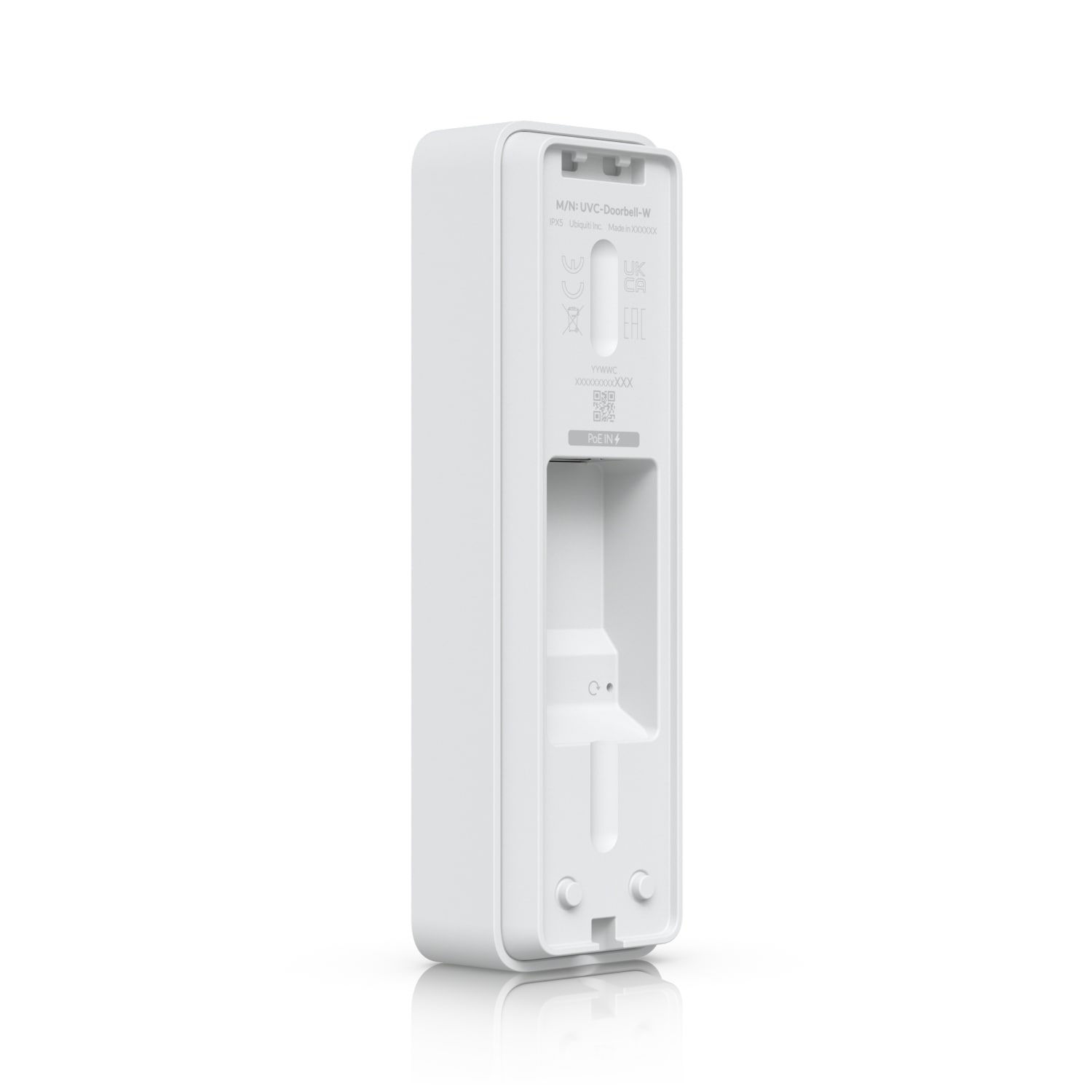 Ubiquiti Doorbell Lite,White,5MP Compact PoE Video,Power Via PoE, Two-Way Audio, Versatile Mounting Options, Max Power 8W, Voltage 37—57V DC, IPX5 - Image 2