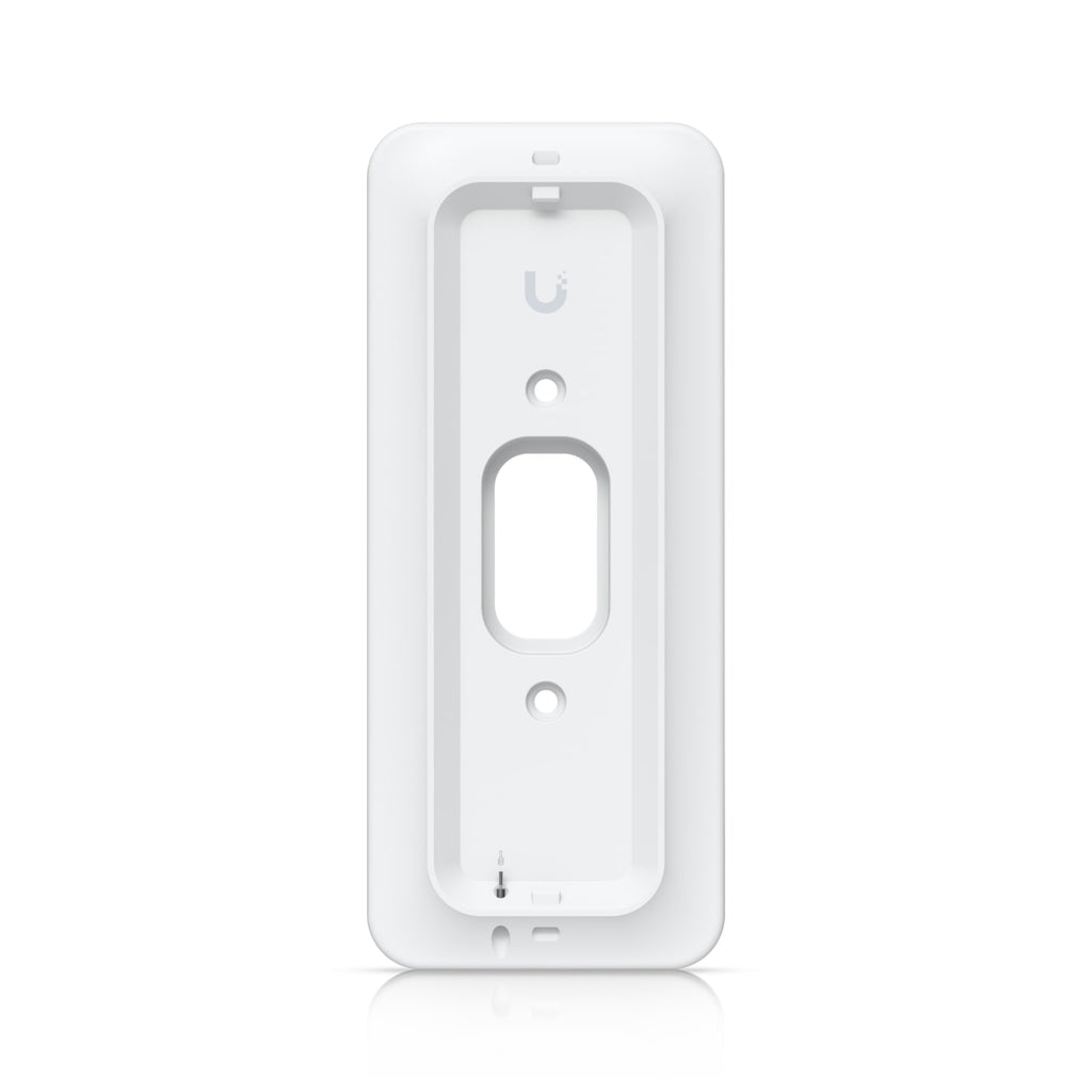 Ubiquiti G4 Doorbell Pro PoE Gang Box Mount, White,Secure, Flat/ 25° Angled Wedge Angled Mounting Plate, Compatible NHU-UVC-G4-DBELL-POE - Image 1