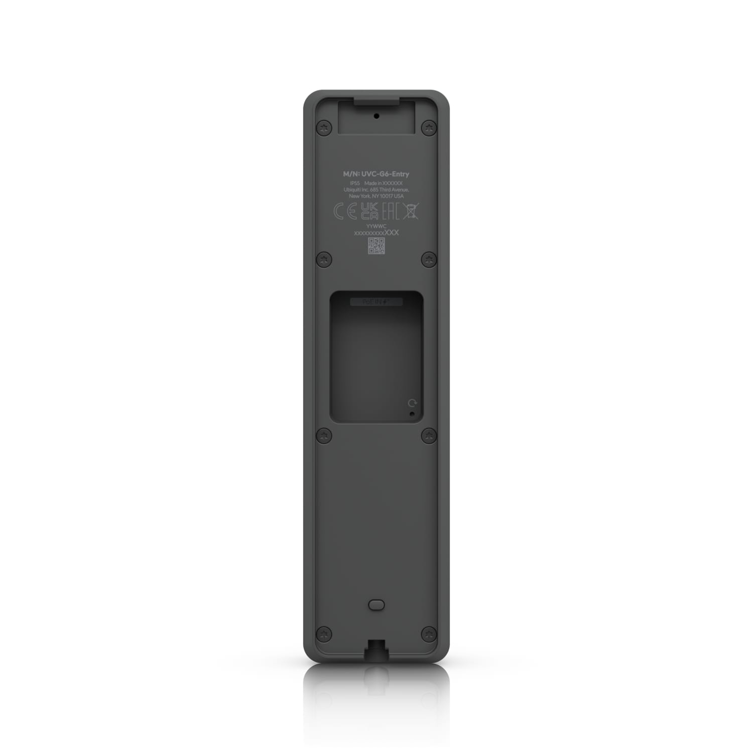 Ubiquiti G6 Entry, All-Weather, PoE+ Doorbell, Enhanced AI Detections, Two-Way Audio, Secondary Package Camera, Integrated Access Reader Capabilities. - Image 2