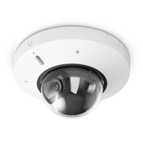 Ubiquiti G6 Mini Dome, White, Incredibly Compact 4K PoE Camera, 1/1.8" 8MP, Multi-TOPS AI Engine,Two-Way Audio,IR Night Vision,Traffic Indoor Areas