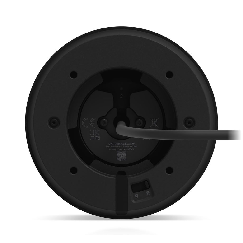 Ubiquiti G6 Turret Black ,All-weather,Tamper-resistant 4K PoE Camera,A 1/1.8" 8MP Image Sensor,Multi-TOPs AI Engine, 3-axis Manual Adjustment. - Image 4