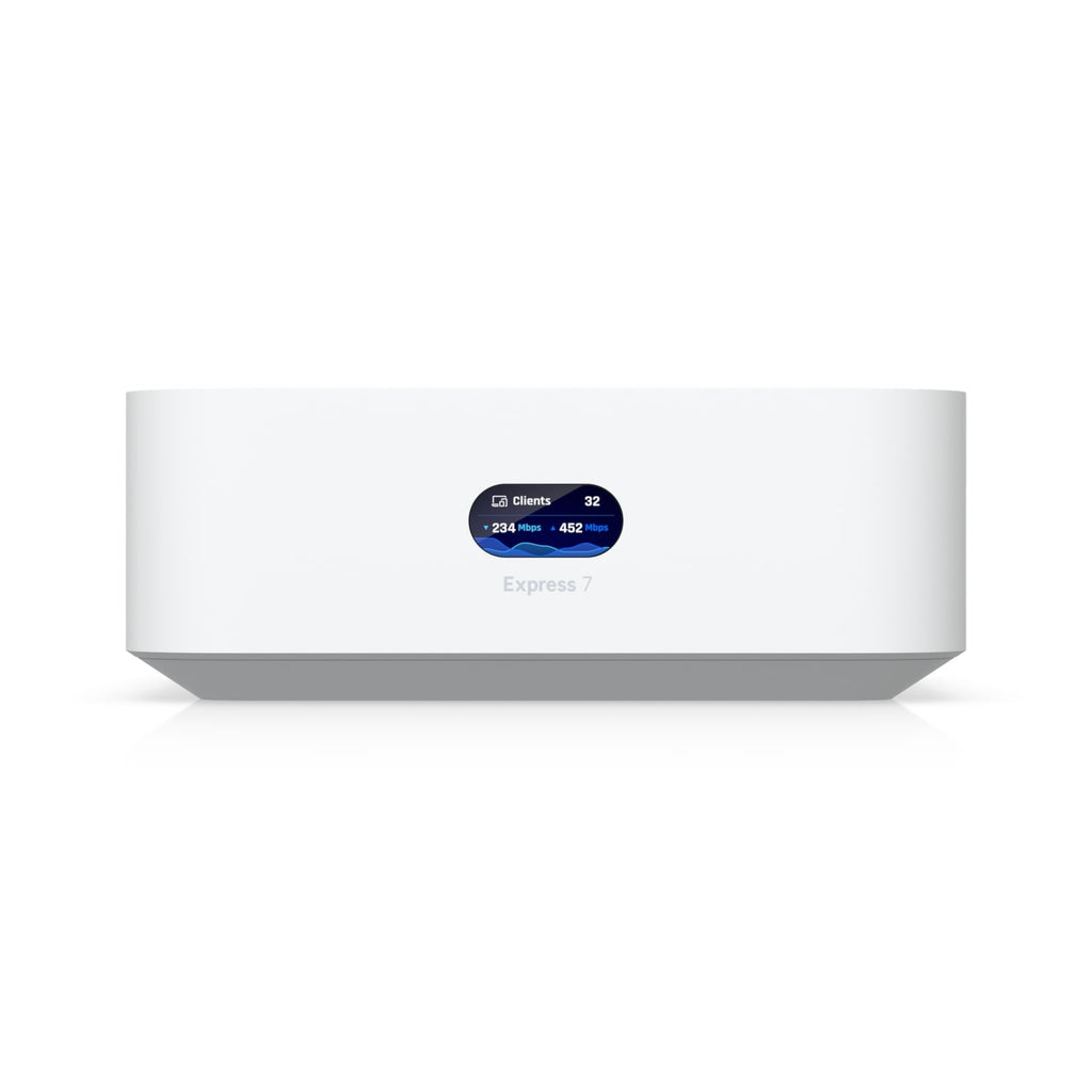 Ubiquiti UniFi Express 7, Mesh-scalable, Super-compact 10G Cloud Gateway, Integrated WiFi 7 With 6 GHz support, 140 m² Coverage - Image 1