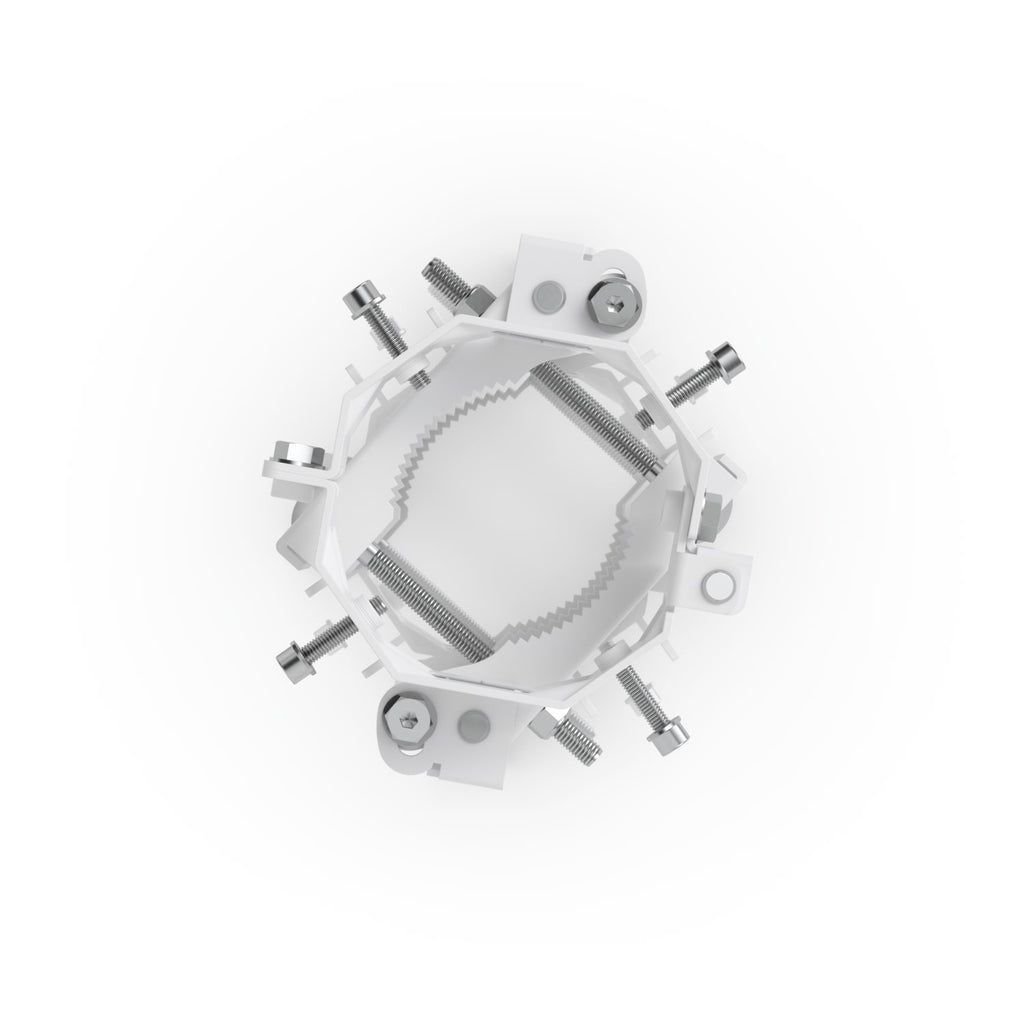 Ubiquiti Wave AP Micro Mount， Corrosion-resistant Pole Mount, Supports Up to Four Wave AP Micros, Full 360° Broadcasting, - Image 2