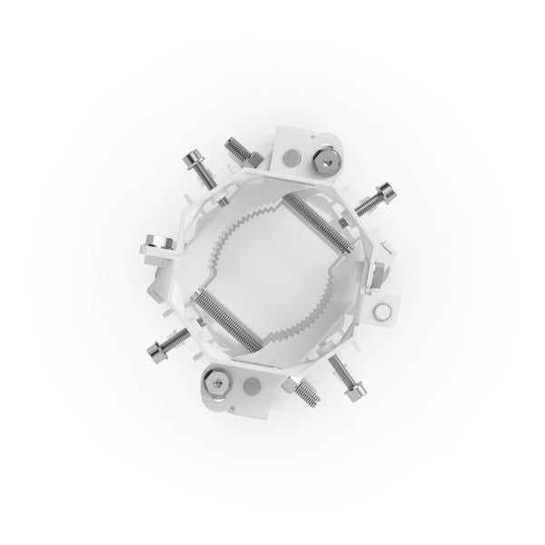 Ubiquiti Wave AP Micro Mount， Corrosion-resistant Pole Mount, Supports Up to Four Wave AP Micros, Full 360° Broadcasting,