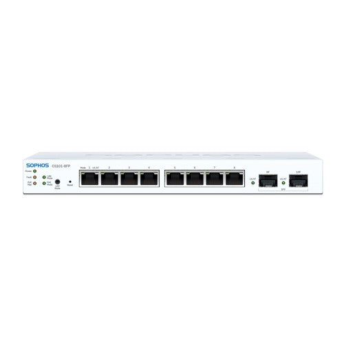 Sophos CS101-8FP Sophos Switch - 8 port with Full PoE - Desktop, Wall Mount - Image 1