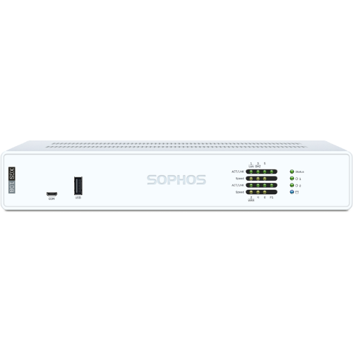 Sophos XGS 108 Security Firewall Appliance, Desktop, FW 12.5G, TP 2.5G, VPN 8.25G, 6x2.5GbE, 1xSFP. - Image 1