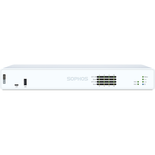 Sophos XGS 138 Security Firewall Appliance, Desktop, FW 19.1G, TP 4.75G, VPN 6.6G, 4x1GbE, 2x2.5GbE, 2x10Gb SFP+. - Image 1