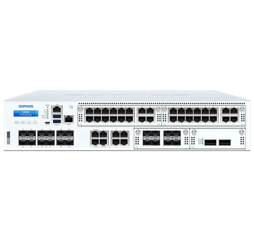 Sophos XGS 6500 Security Firewall Appliance, Rack 2U, FW 120G, TP 53.5G, VPN 109.8G, 8x1GbE, 12x10Gb SFP+. - Image 1